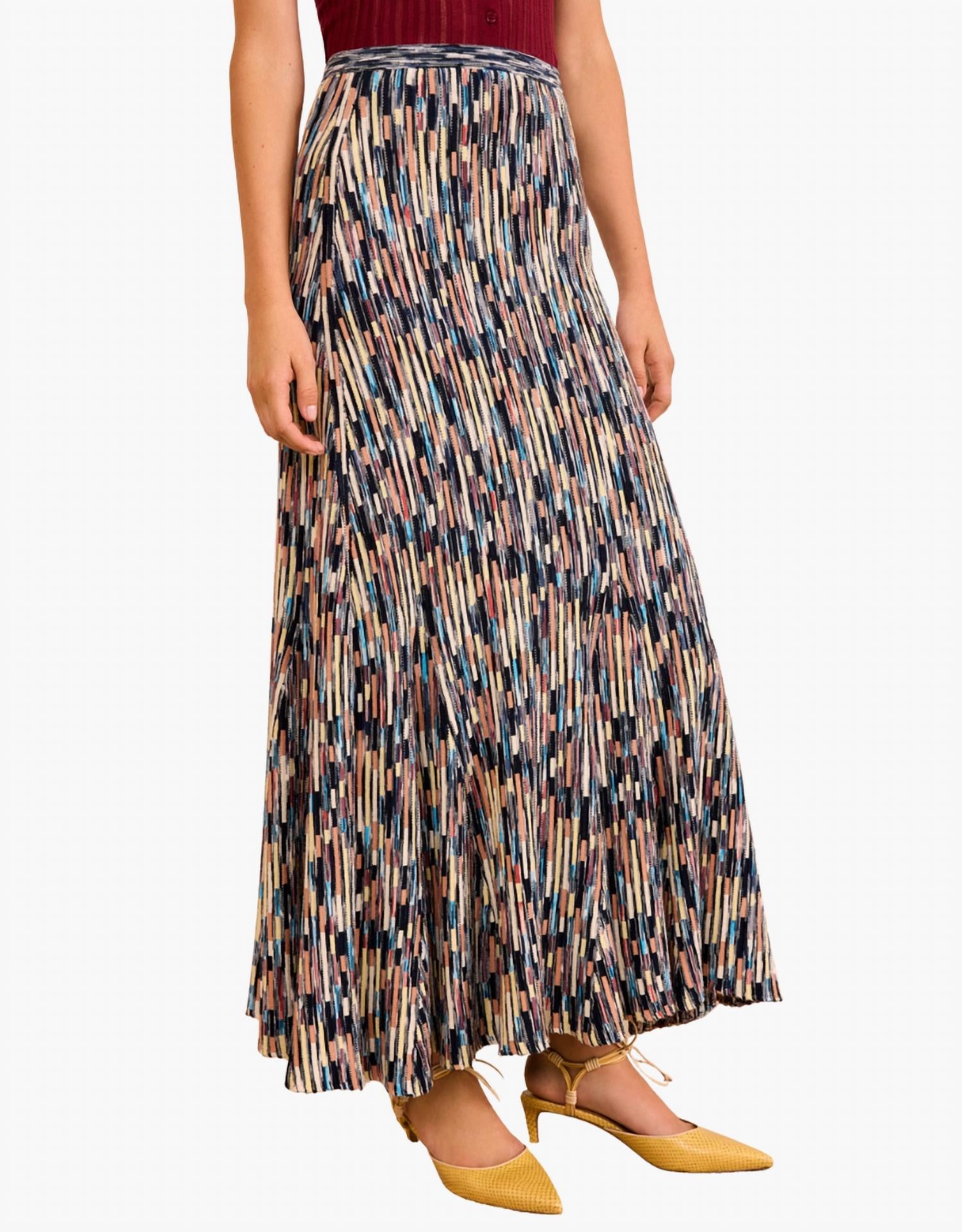 Ulla Johnson - Marceline Multicolor Long Maxi Skirt