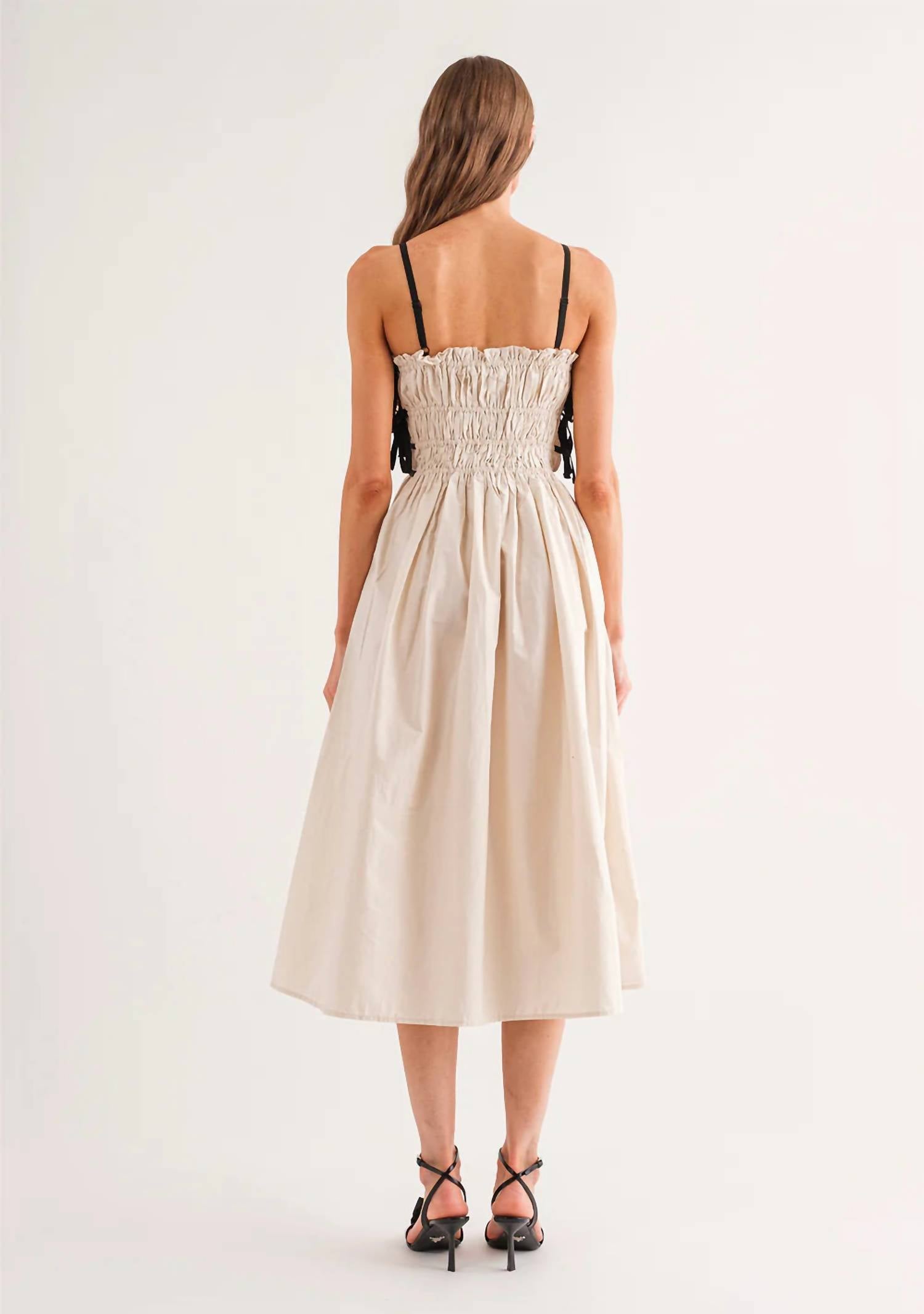 Sofie The Label - Lena Midi Dress With Tie Details