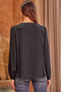 Andree By Unit - Floral Embroidered Blouse