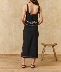 Louise Misha - Phaedra Embroidered Crop Top
