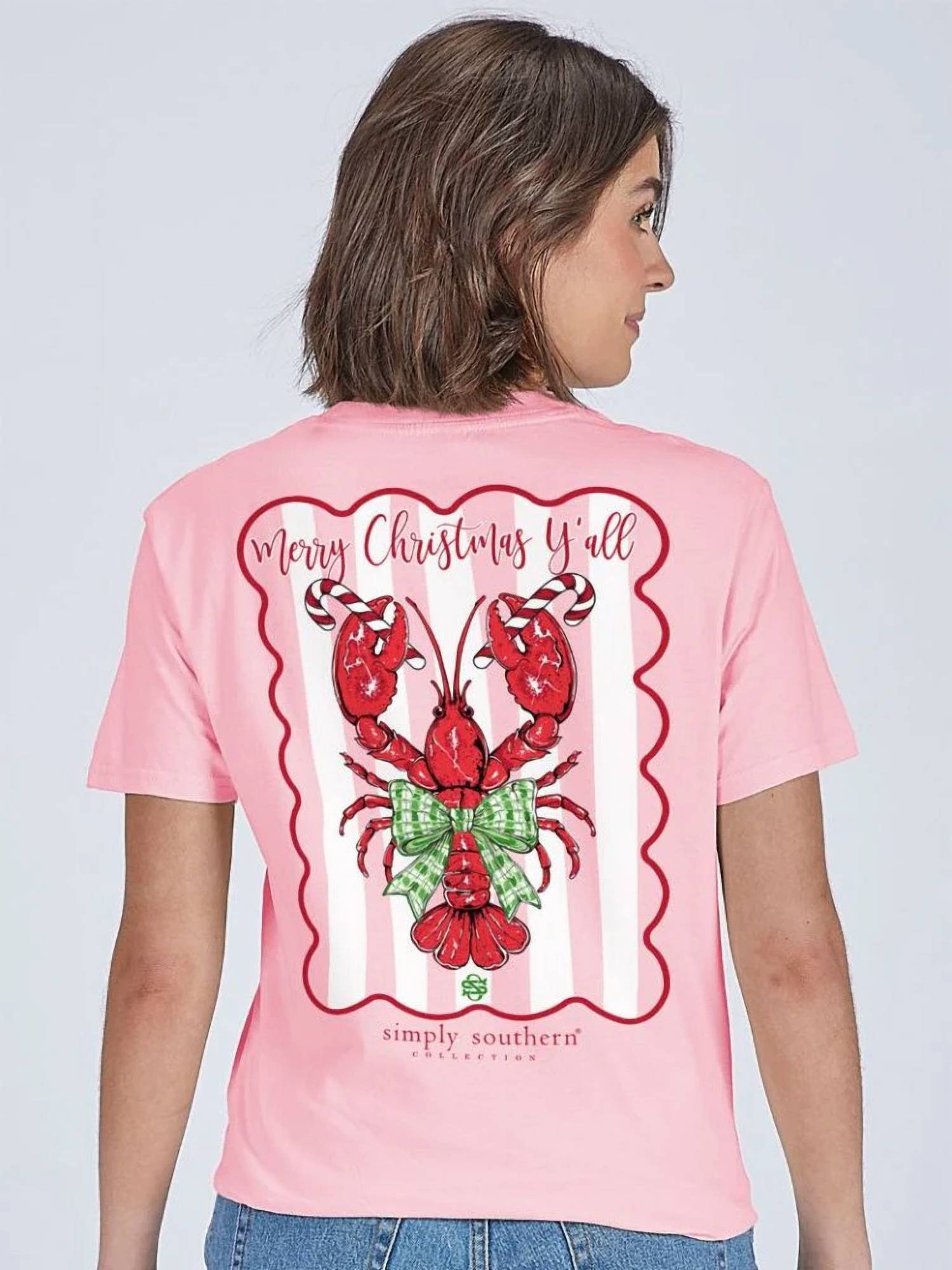 Simply Southern - Women's Christmas Lobster Tee