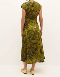 Marie Oliver Polly Dress in canopy - women's dress - detail view