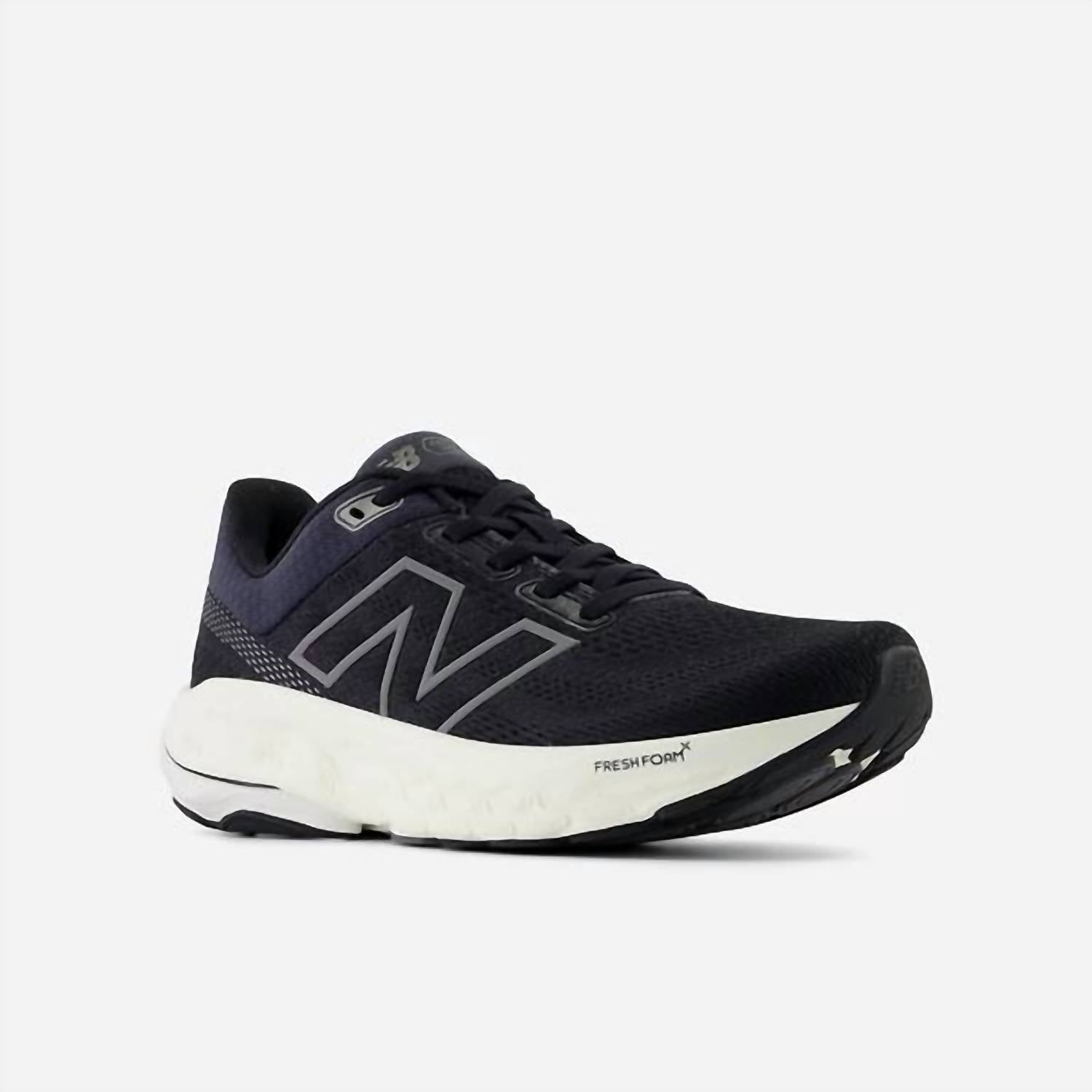 New Balance Women Fresh Foam X 860v14 Running Shoes in black angora - women's shoe - detail view