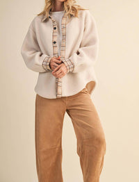 Klesis - Austin Plaid Contrast Sherpa Jacket