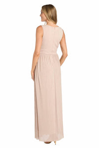 R&M Richards - Shimmer Long Two-piece Jacket Dress