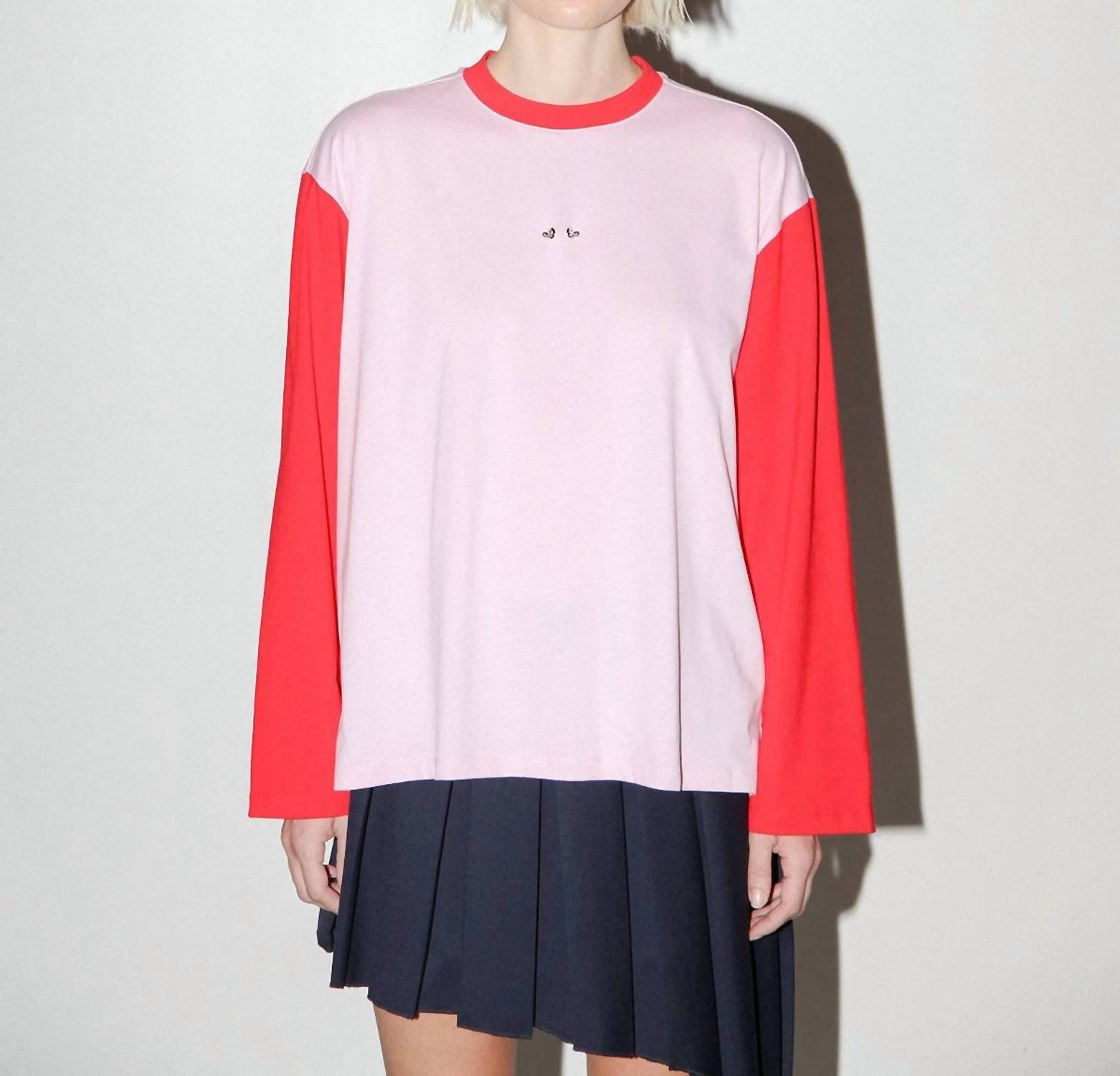 Kkco - Contrast Long Sleeve Box Tee