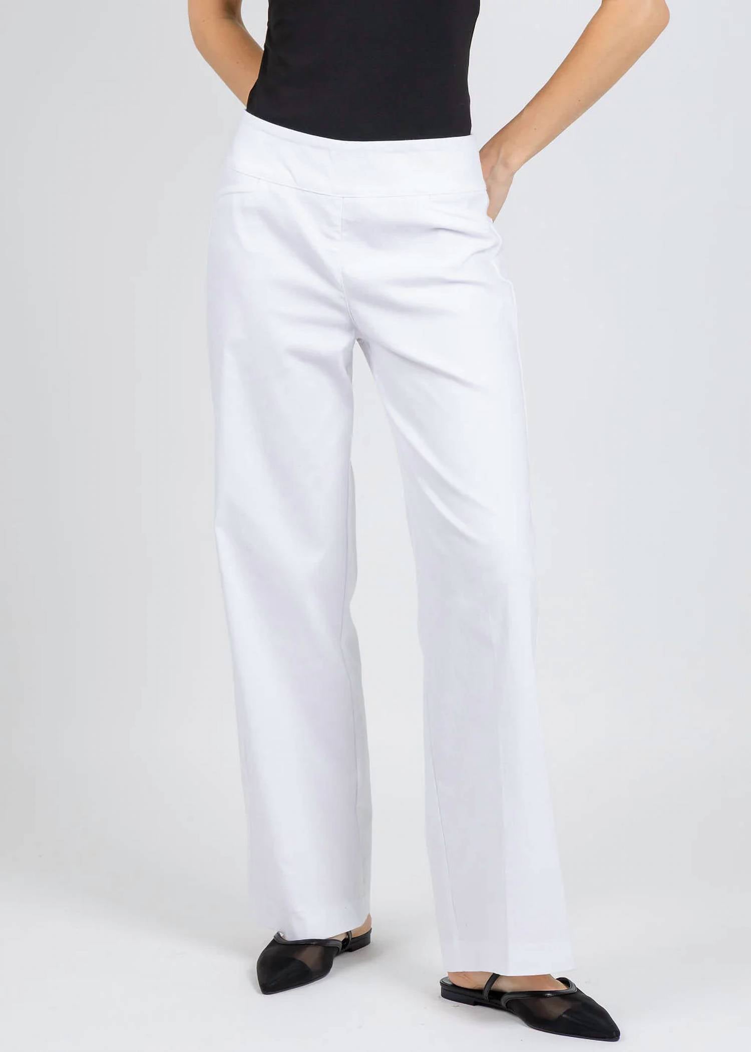 Elliott Lauren - Control Stretch Wide Leg Pants - 30"