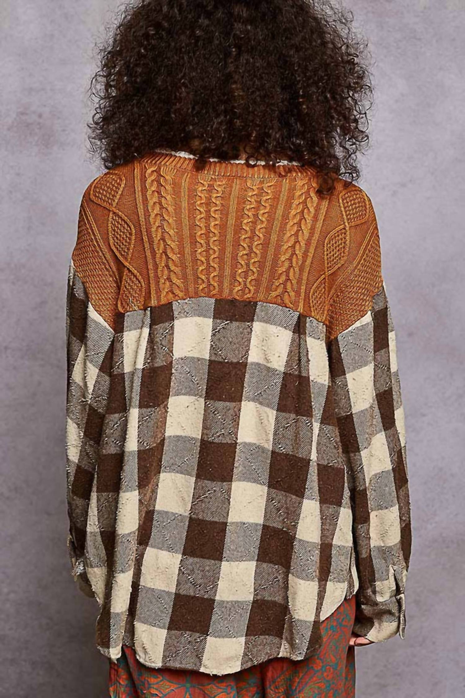 Pol - V-neck Embroidered Cardigan