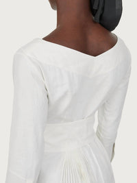 Salvatore Ferragamo - Women's Cross Over Midi Dress