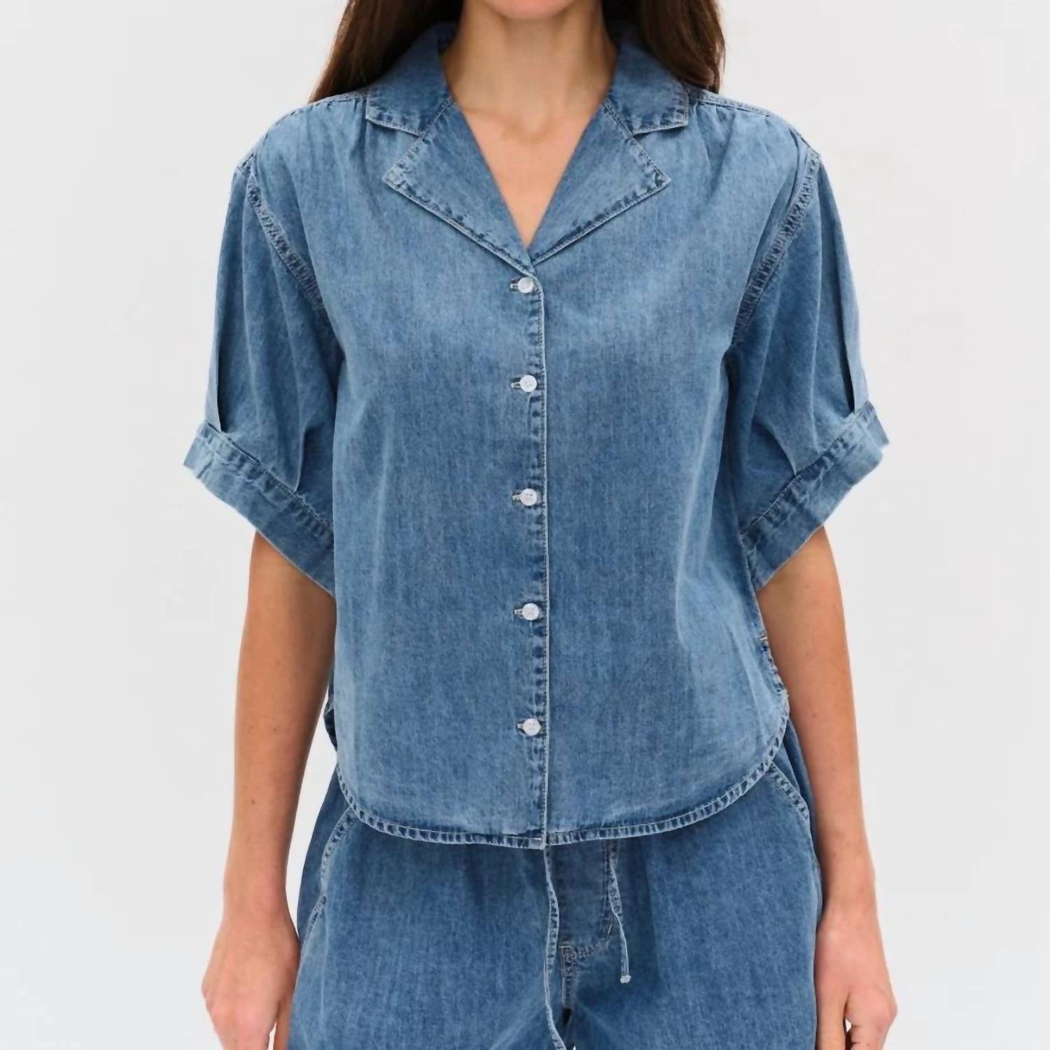 Six/Fifty - Emma Button Down Top