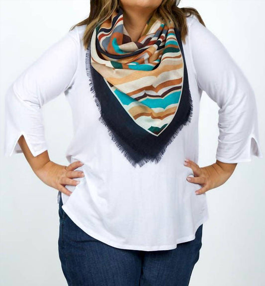 Echo - Geode Wool Square Scarf