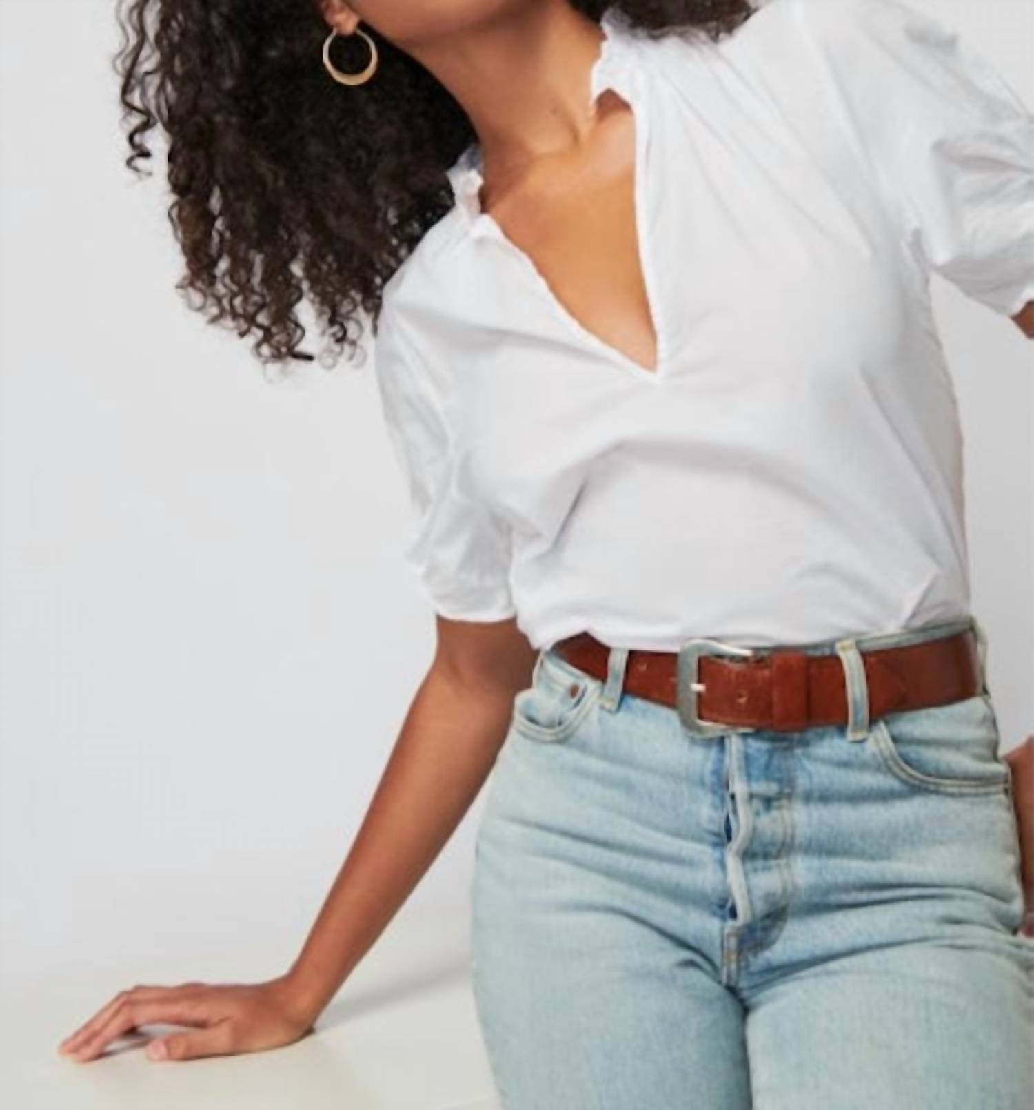 Nation Ltd - Rosanna Short Sleeve Blouse