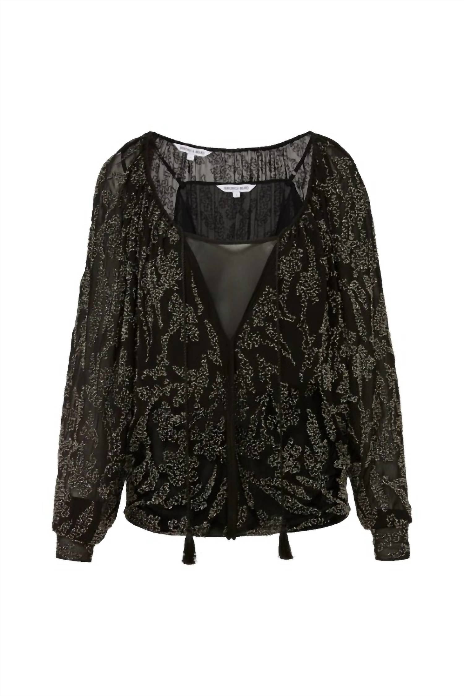 Veronica Beard - Marlena Beaded Blouse