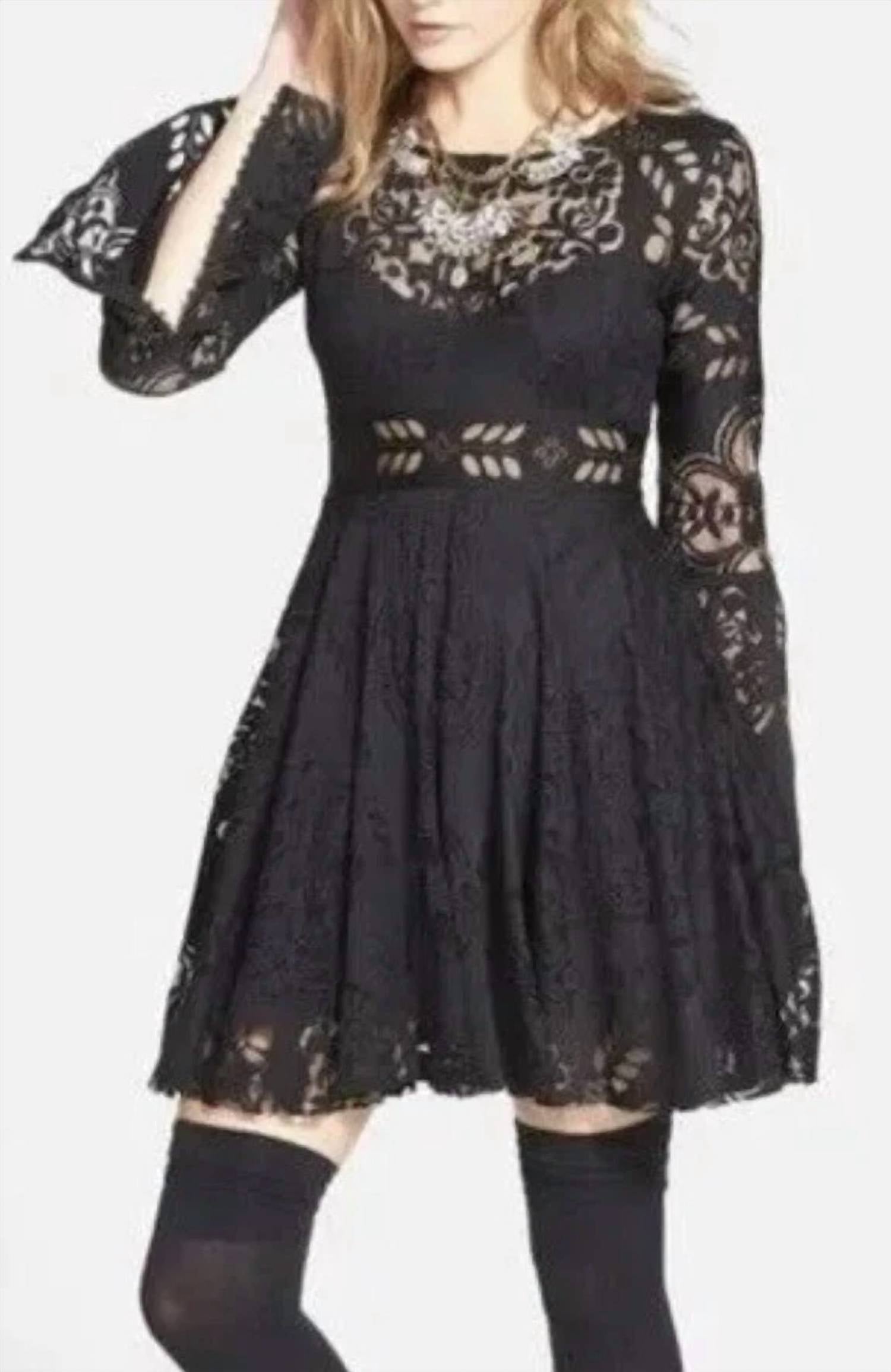 Shop The Trends - Lace Cutout Dress