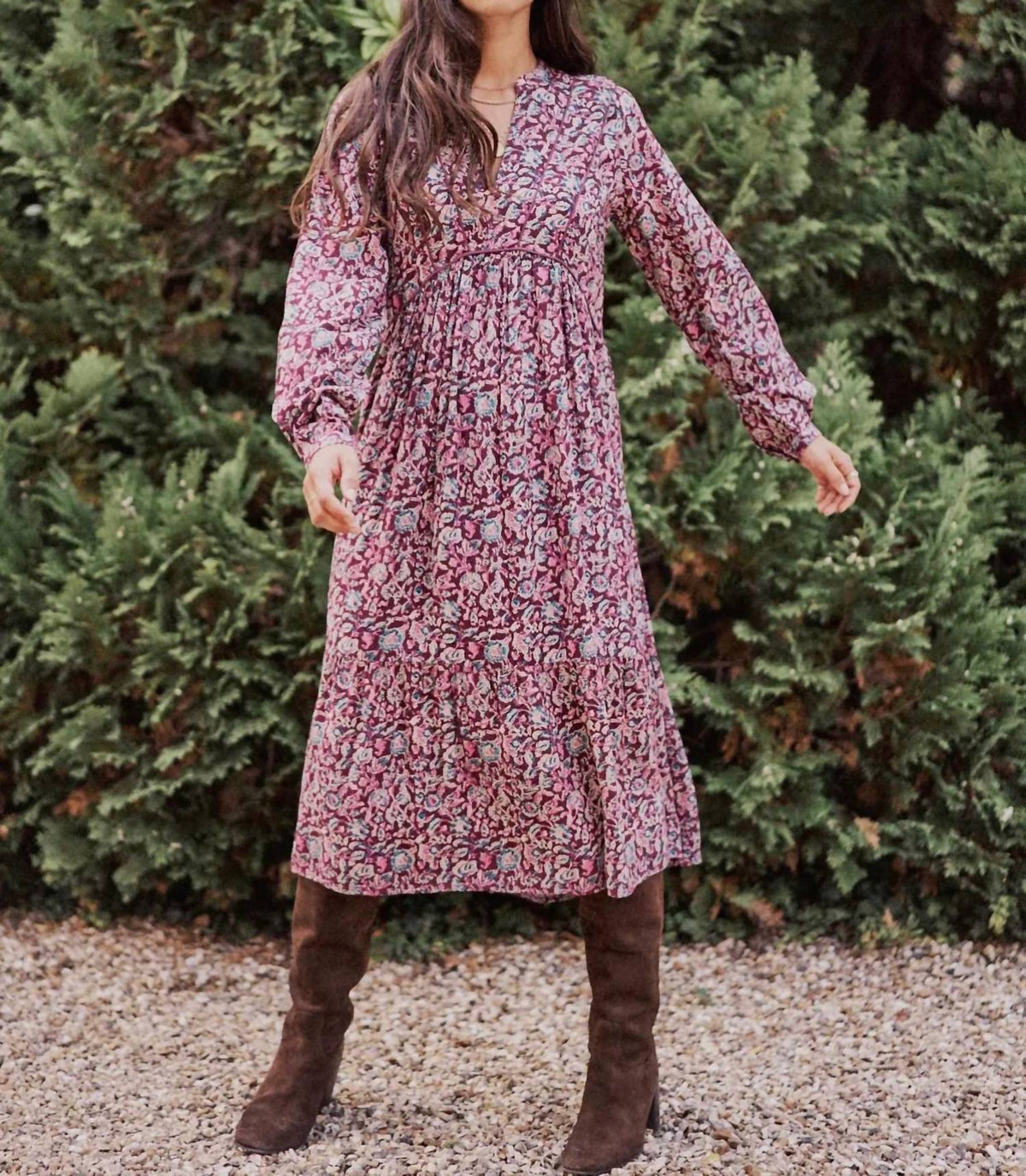 Garance Paris - Magnolia Printed Midi Dress