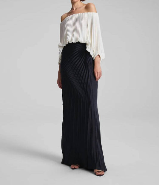 A.L.C. - Bianca Pleated Maxi Skirt