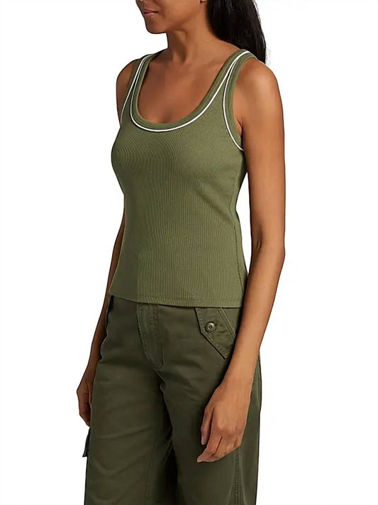 Veronica Beard - Birke Tank With Contrast Piping