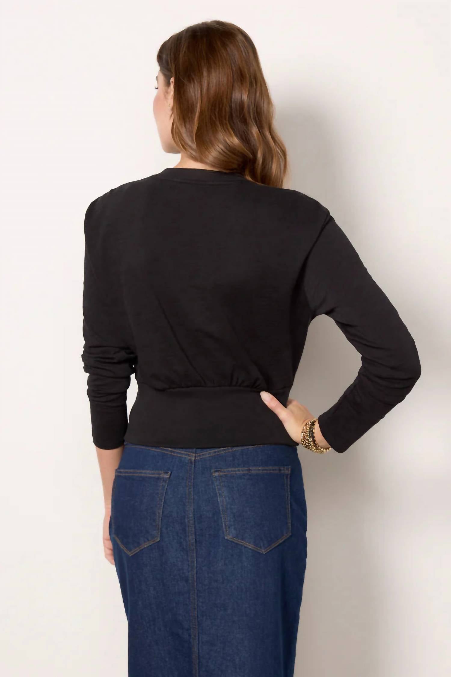 Nation Ltd - Monique Long Sleeve Knit Top