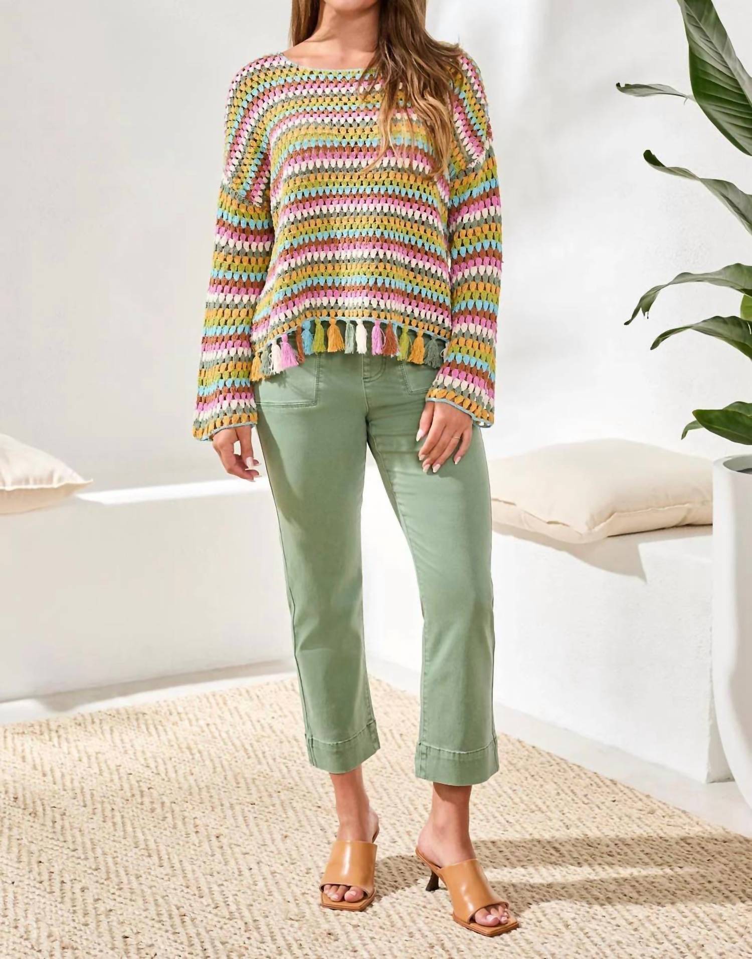 Tribal - Tassel Sweater