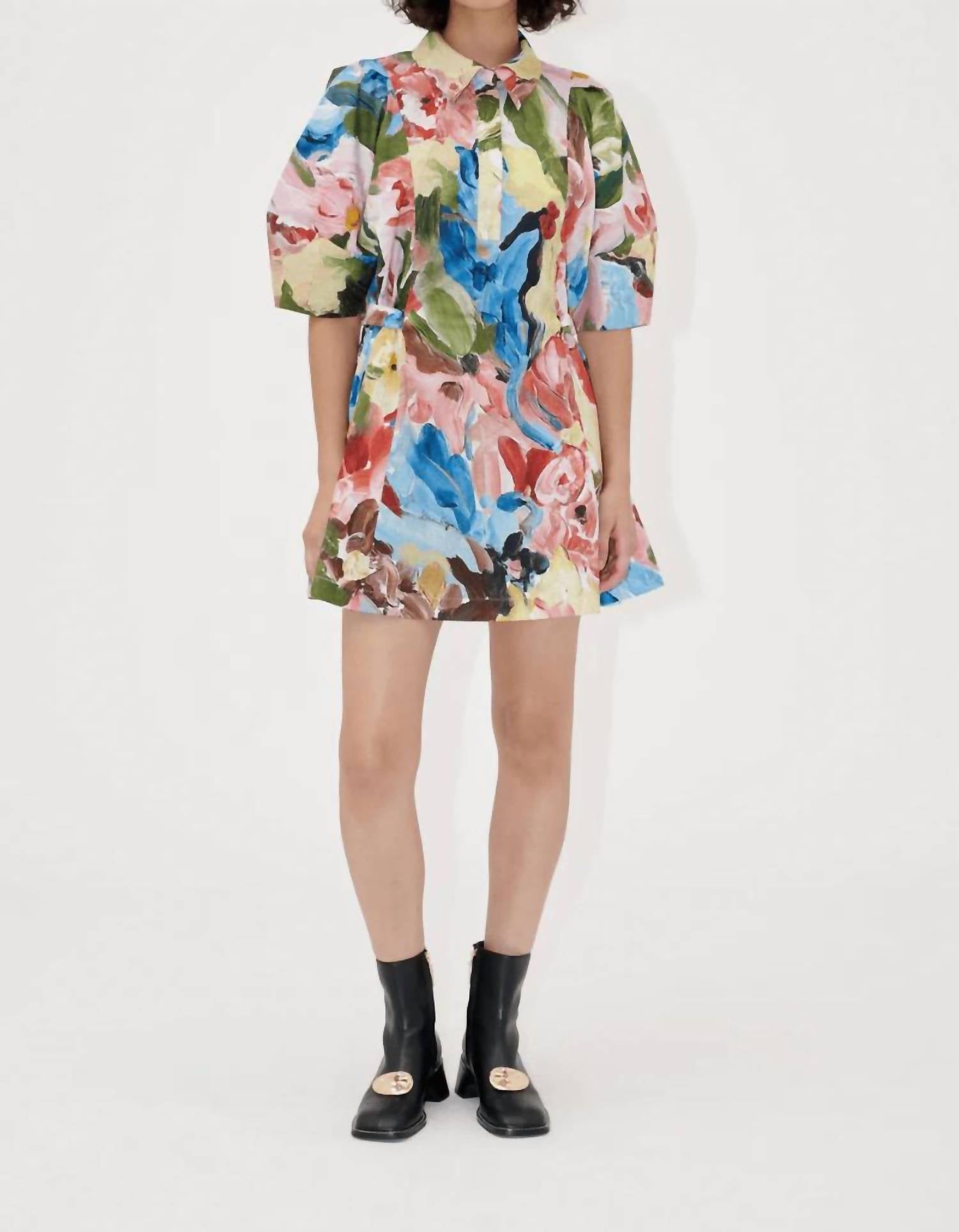 Stine Goya - Structured Sleeve Mini Dress