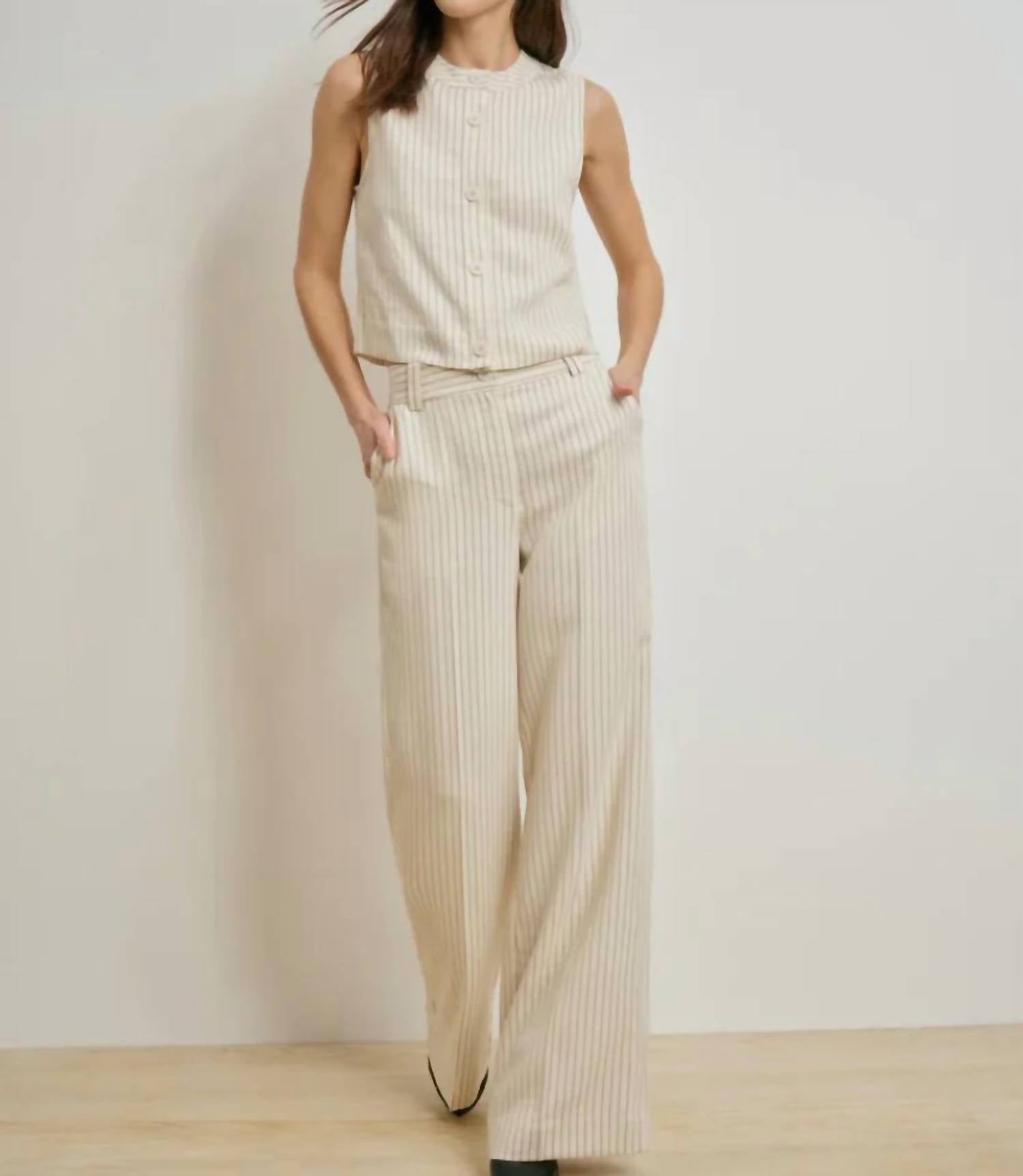 Favorite Daughter - Fine Line Sleeveless Top
