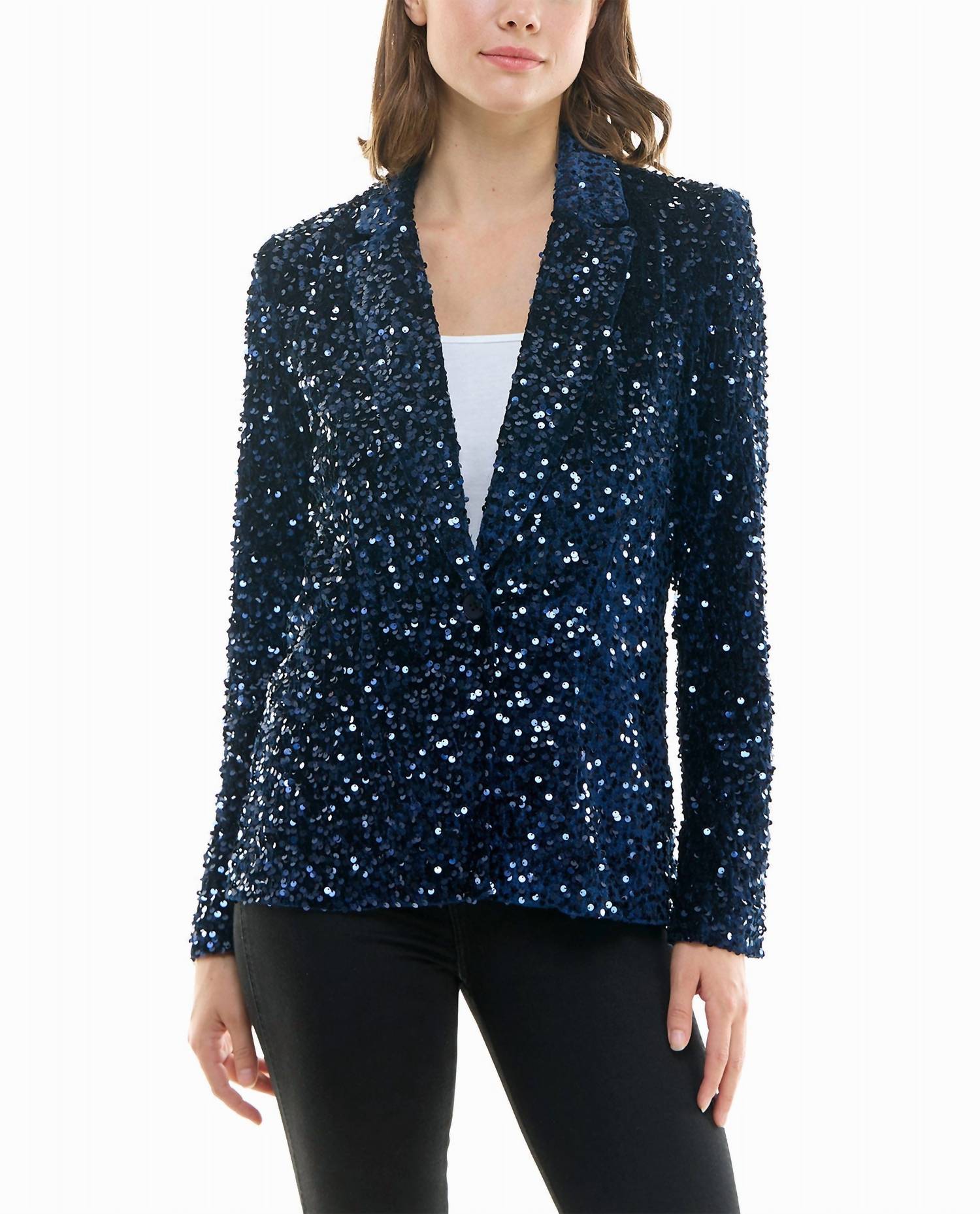 Nicole Miller - Dani Velvet Sequin Jacket
