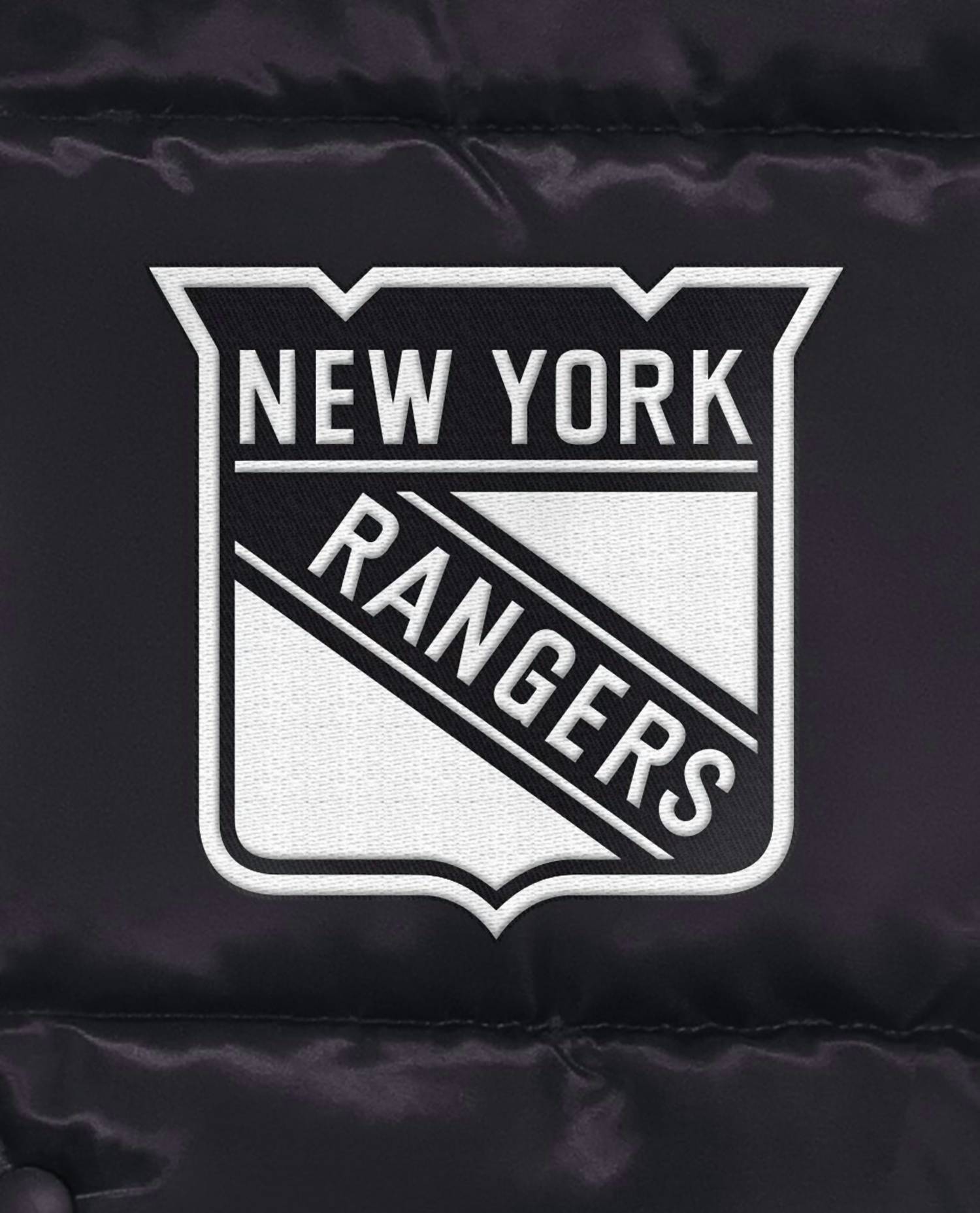 Starter - Men's New York Rangers Down Fill Puffer Jacket
