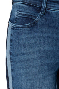 MAC Jeans Double Wide Galon Jeans in blue - women's jeans - view 6