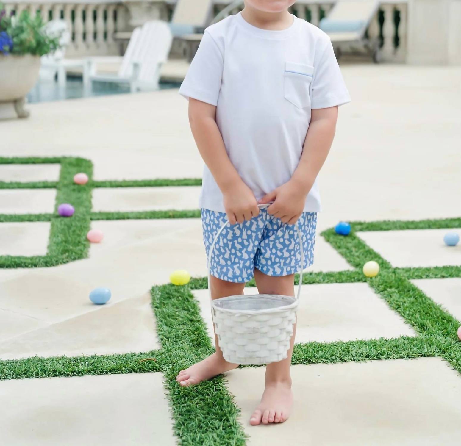 lila + hayes Walker Short Set in easter time blue - item