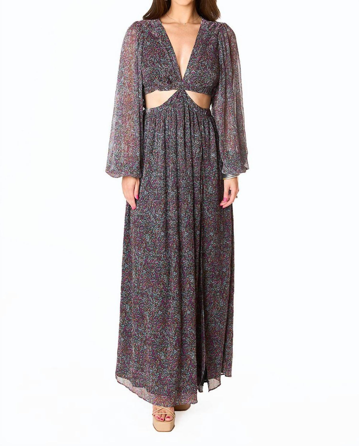 Buddylove - YVONNE LONG SLEEVE MAXI DRESS