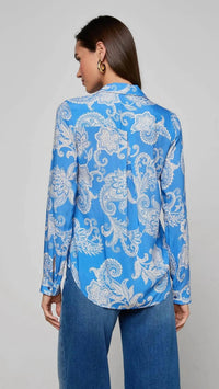 L'Agence - Holly Button Down Blouse