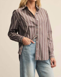 Z Supply - Seaport Striped Poplin Shirt