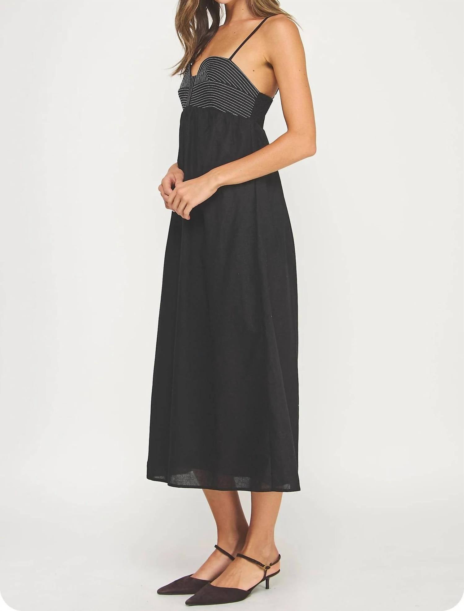 Strut & Bolt - Rheine Embroidered Dress