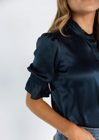 Go By Go Silk - Luxe Flea Market Elbow Sleeve Blouse