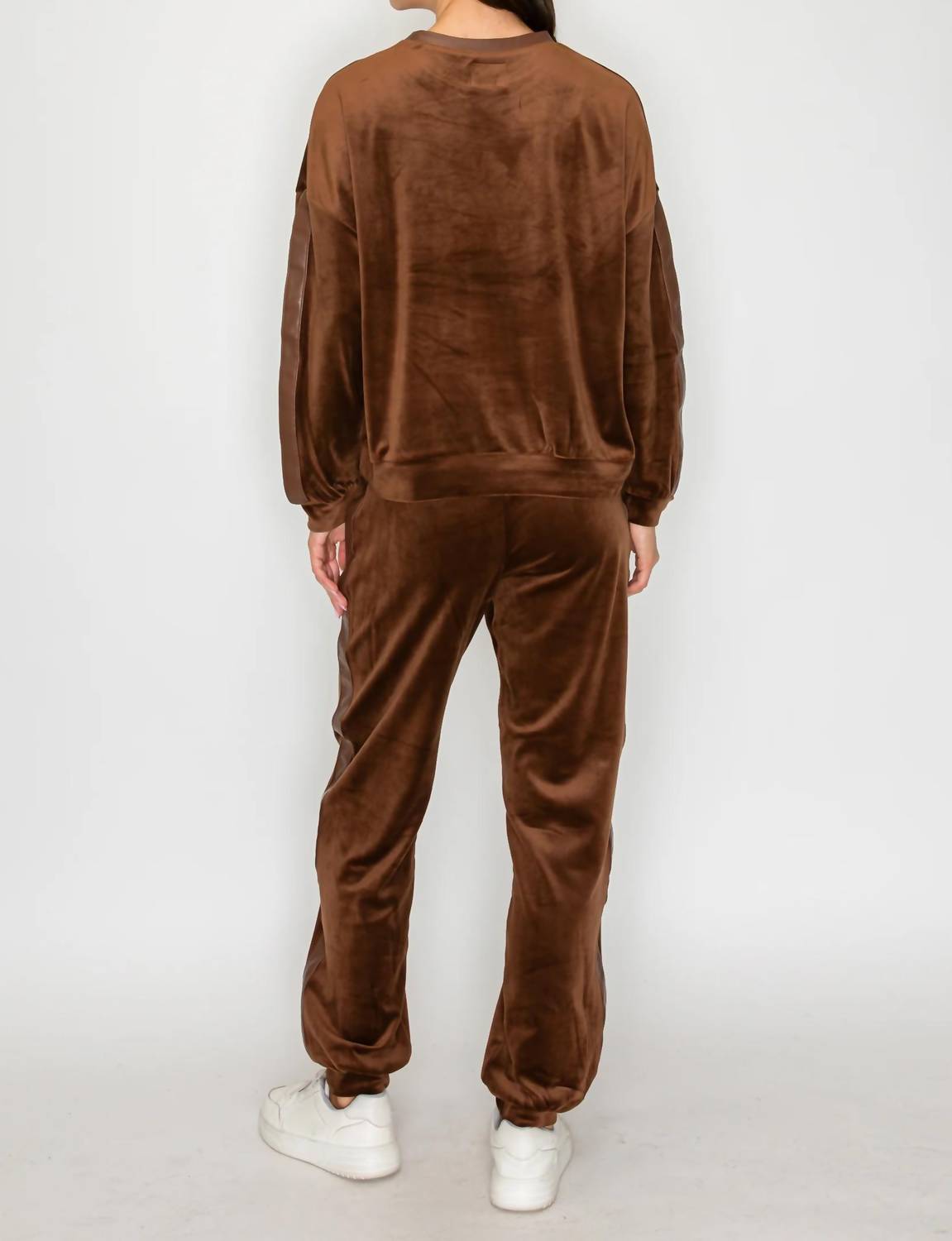 Knit Riot - Velour Lounge Crew Sweater