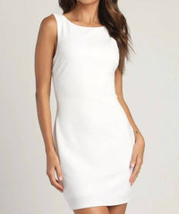 Lulus - Devoted Lover Backless Knotted Bodycon Mini Dress