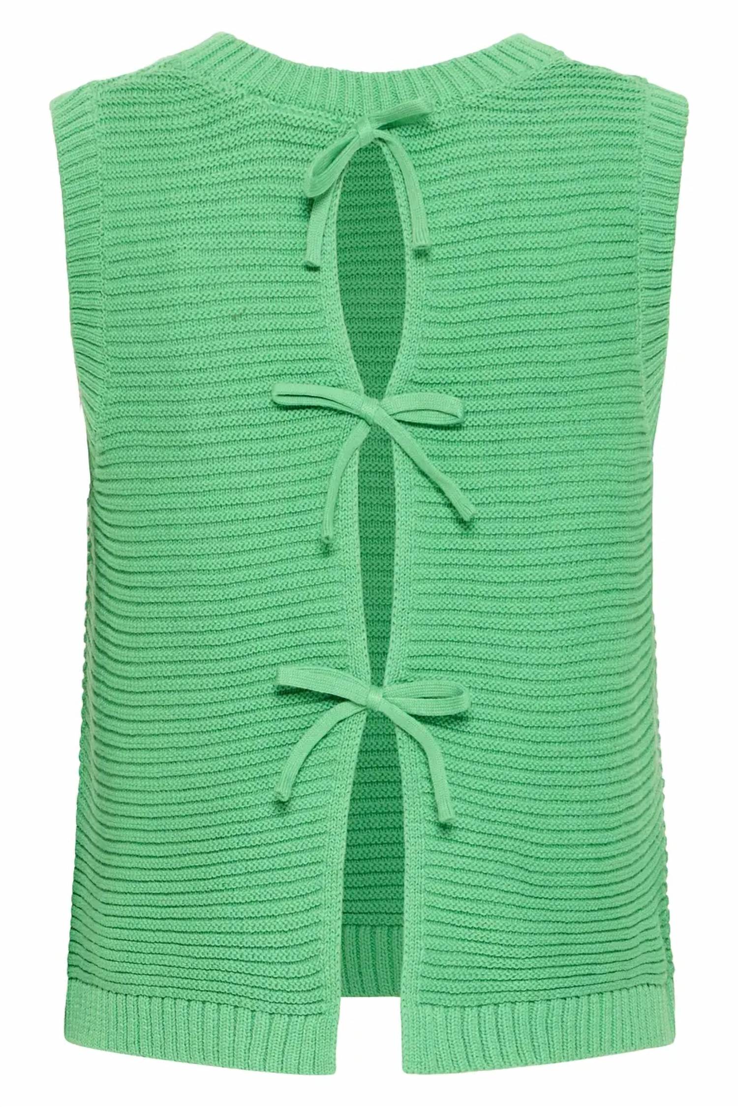 Ichi - Dottie Sweater Tank Top