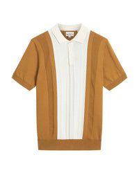 Ben Sherman - Textured Block Stripe Knitted Polo