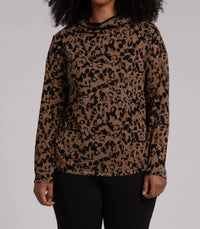 Sympli - Funnel Neck Longsleeve Top