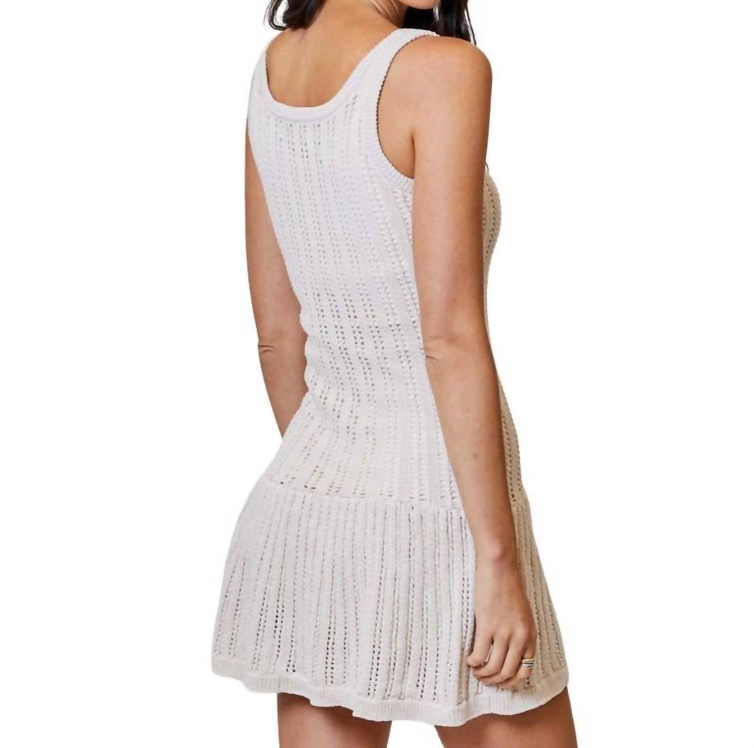 Dh New York - Allegra Scoope Neck Mini Dress