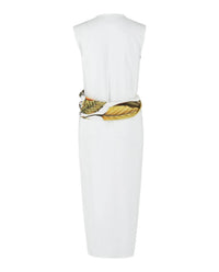 Salvatore Ferragamo - Women's Twisted Belt Midi Dress