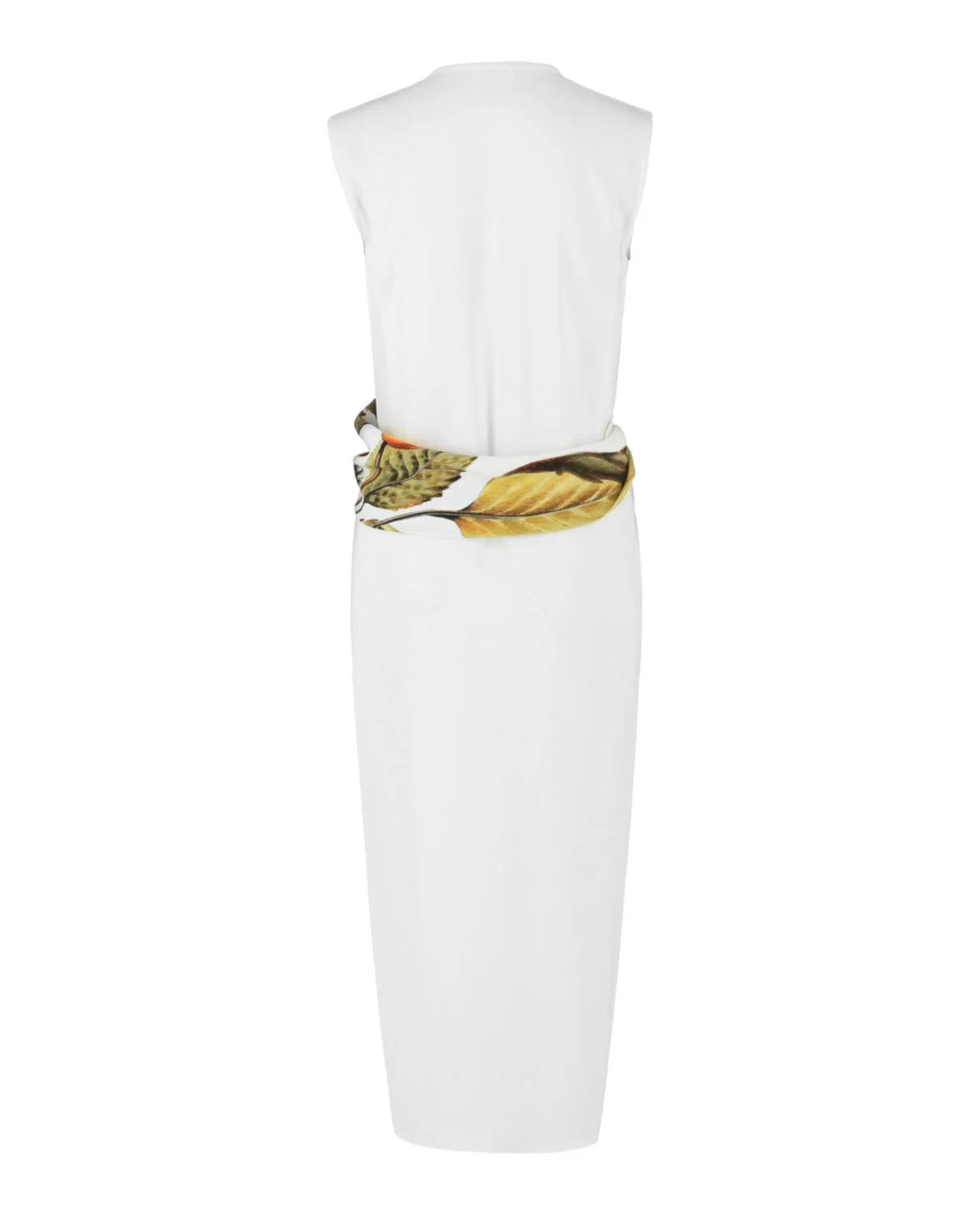 Salvatore Ferragamo - Women's Twisted Belt Midi Dress