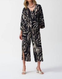 Joseph Ribkoff - Woven Tropical Print Culotte Pant