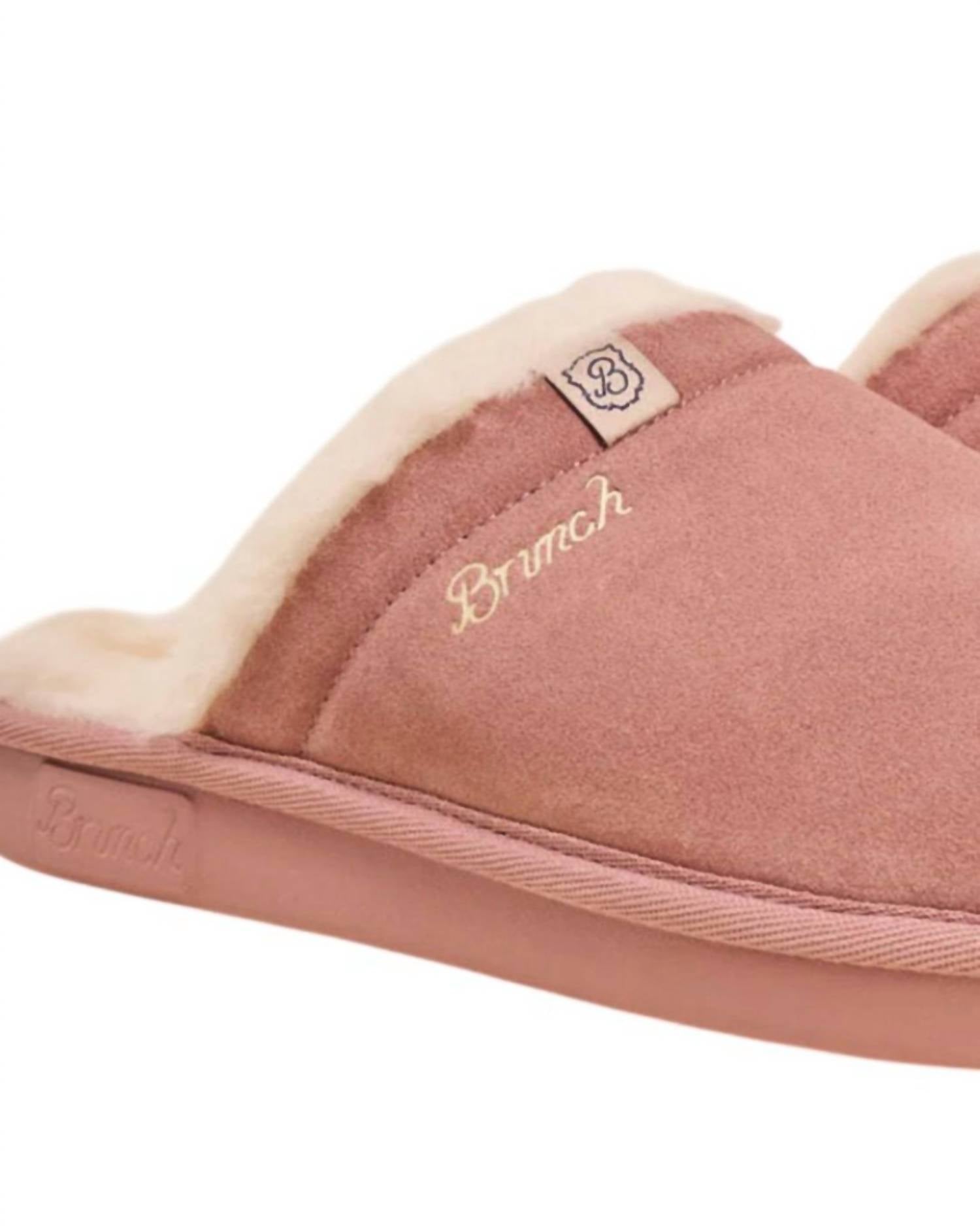 Brunch - Women's Essential Suede Shearling Slippers