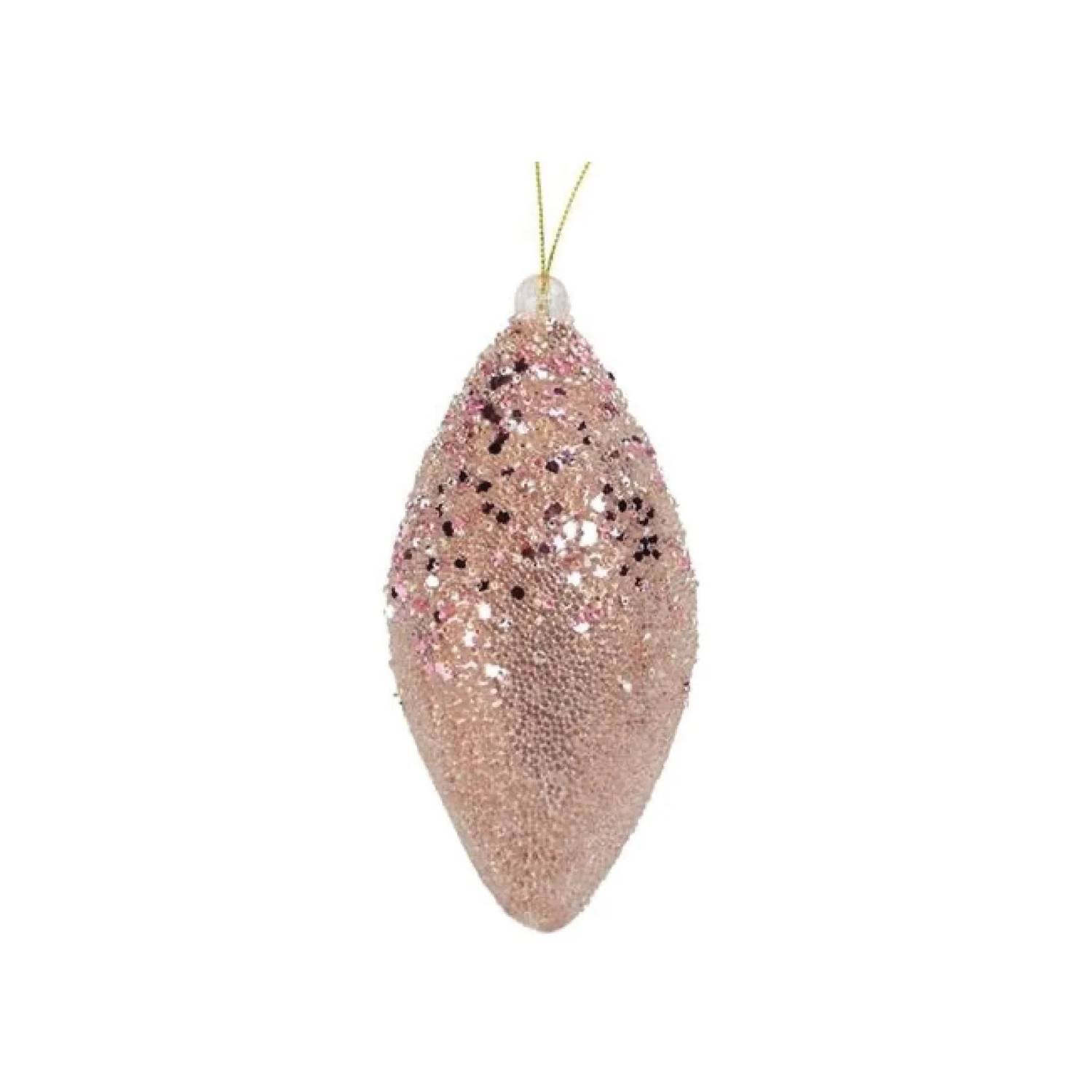 A & B Floral - Sparkle Finial Ornament - Set Of 6