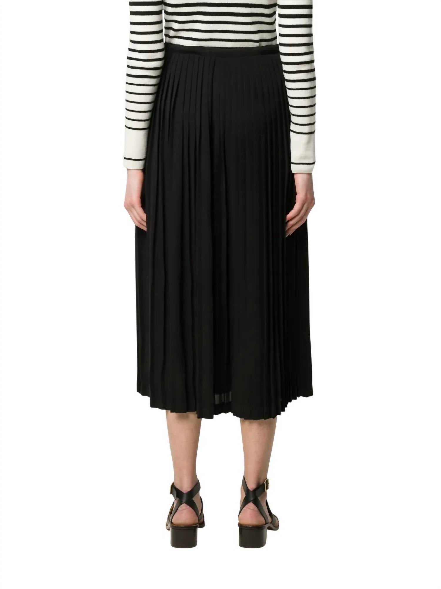 Valentino - Pleated Midi Skirt