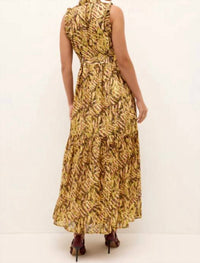 Marie Oliver Alice Maxi Dress in wildcat - women's dress - alternate view