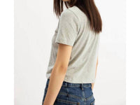Arlo Mott Willow Short Sleeve Tee in heather grey 1 - women's t-shirt - alternate view