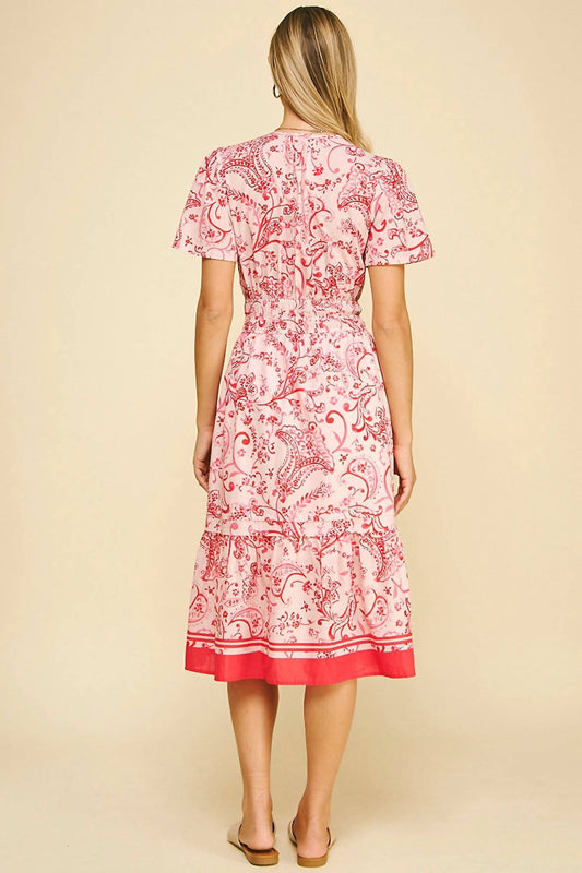 Pinch - Paisley Print Midi Dress