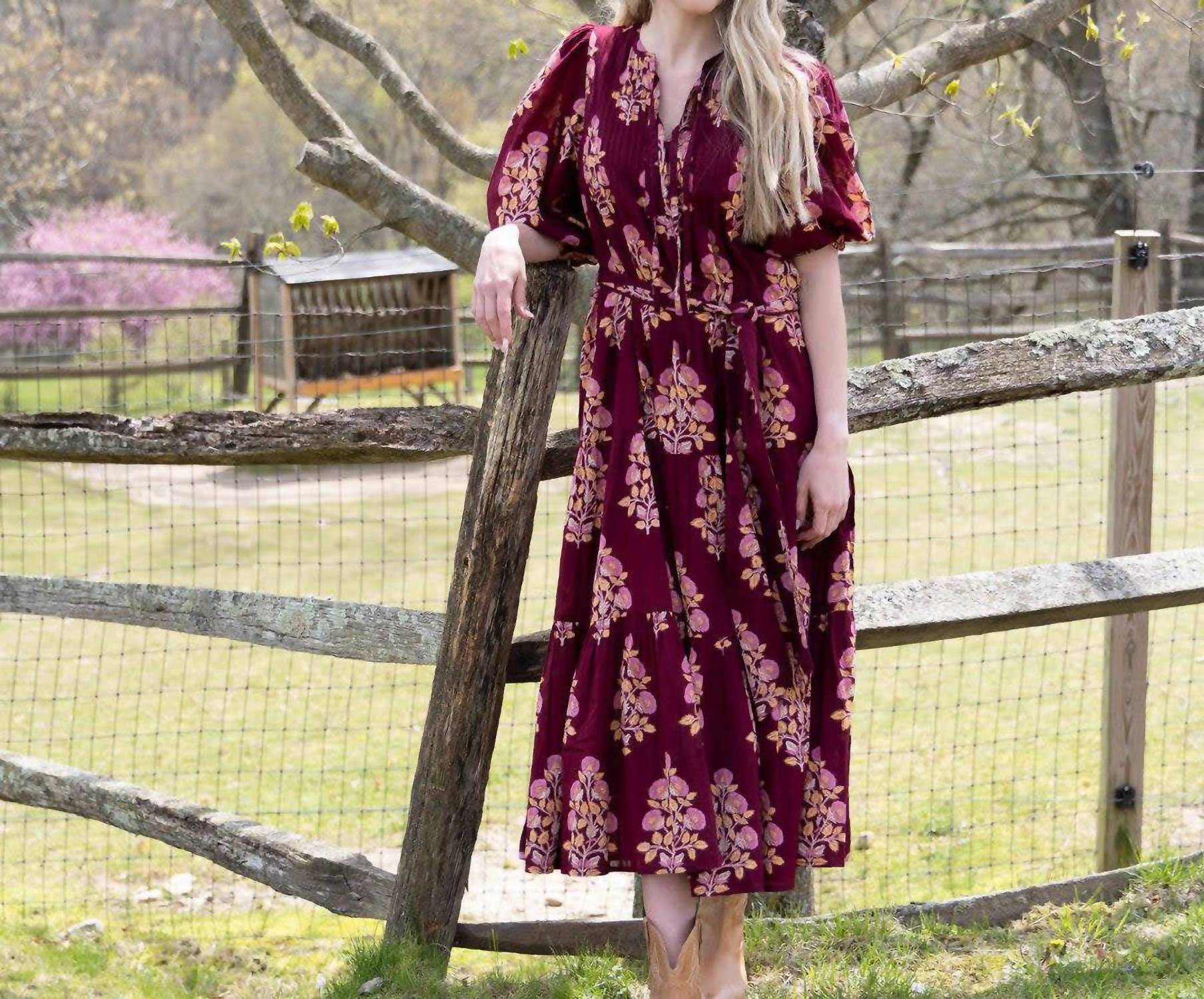 Pink Chicken - Pintuck Indira Dress